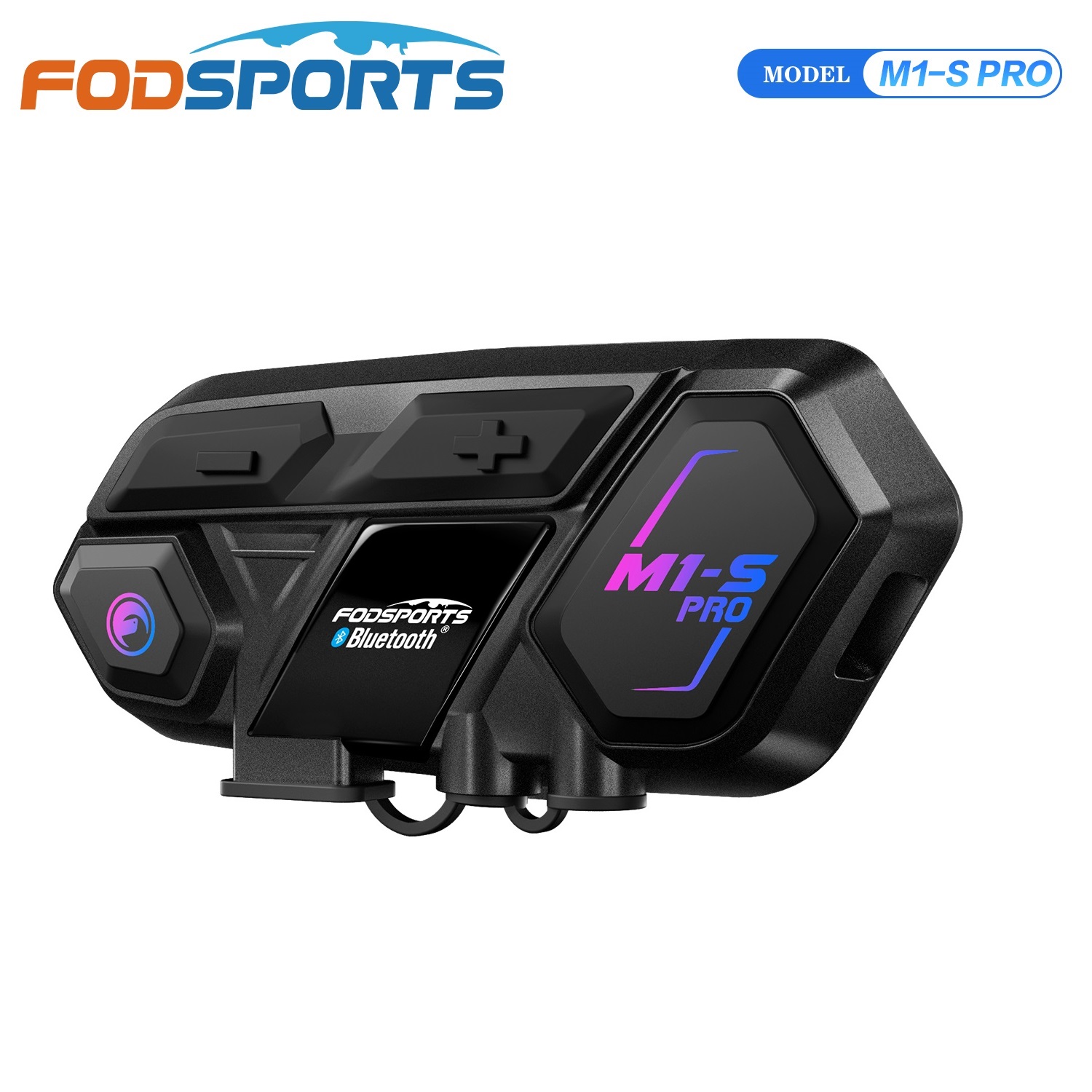 Full Face Motorcycle Helmet With Bluetooth - Intercomunicador Bluetooth para Motocicleta Fodsports M1-S