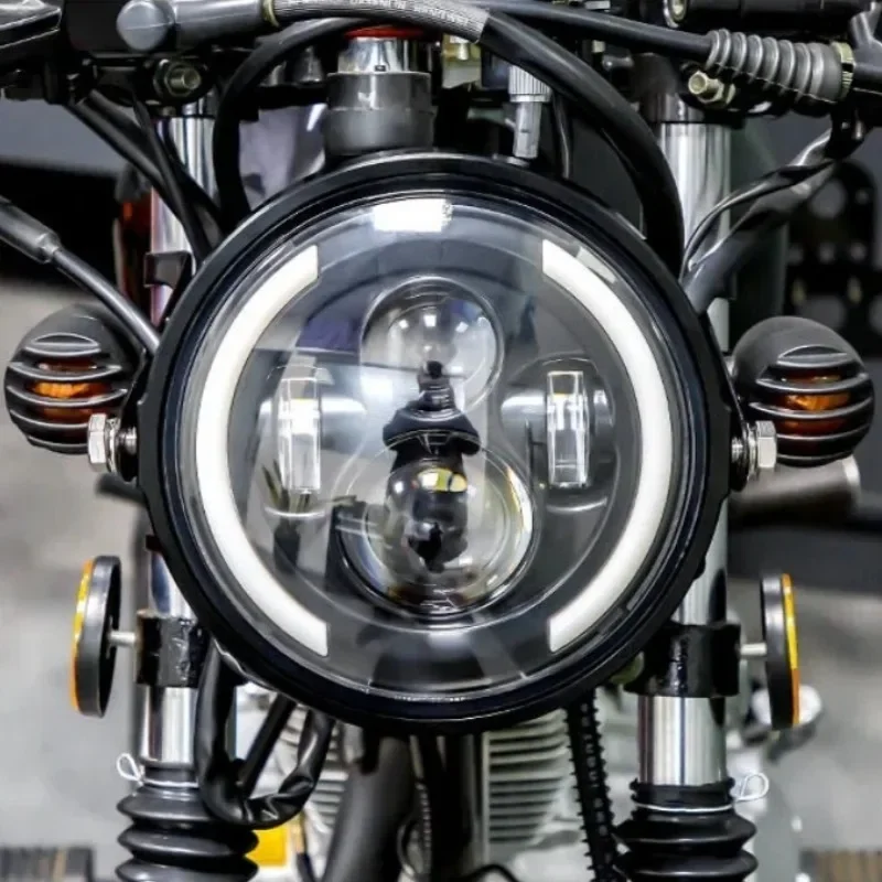 Universal Motorcycle Led Headlight Projector - Faro LED de 50W y 7