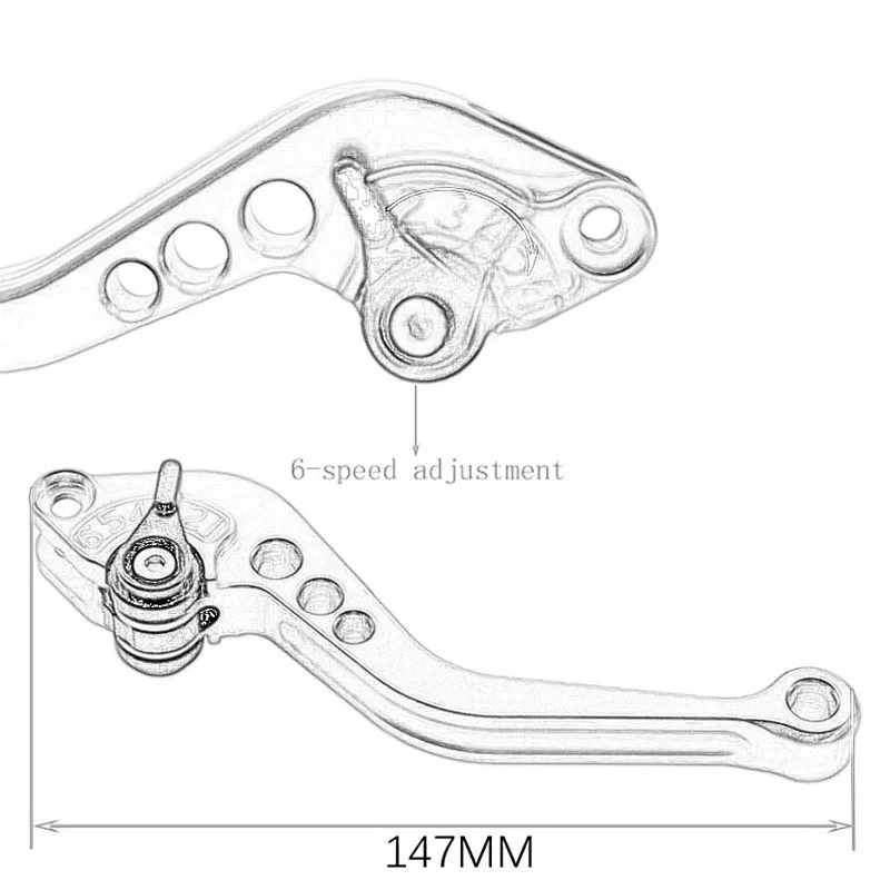 Palancas de Freno y Embrague C - Cnc Aluminum Adjustable Brake Clutch Levers reseña y precio