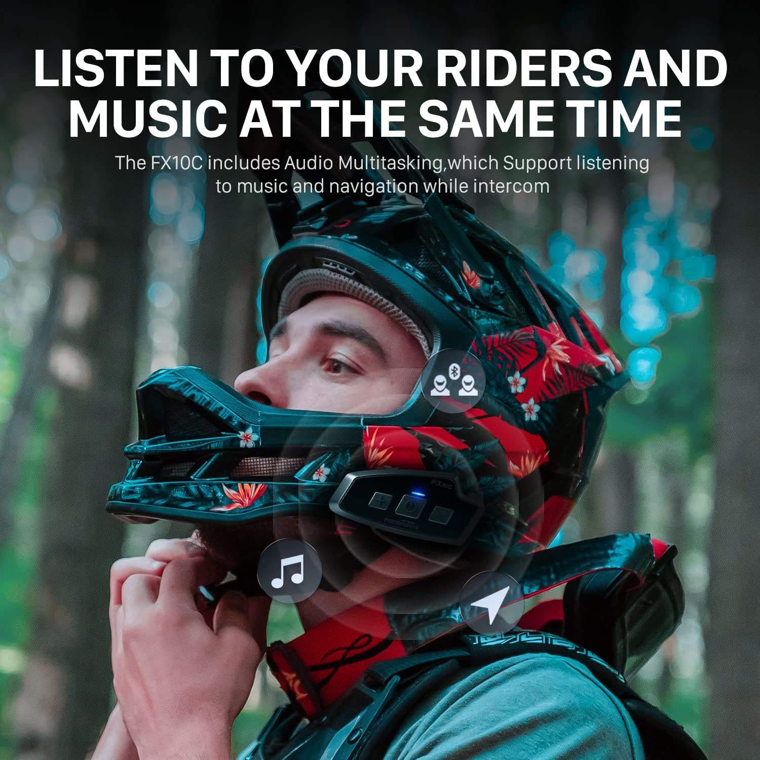 Fodsports FX 10C motocicleta m - Full Face Motorcycle Helmet With Bluetooth reseña y precio