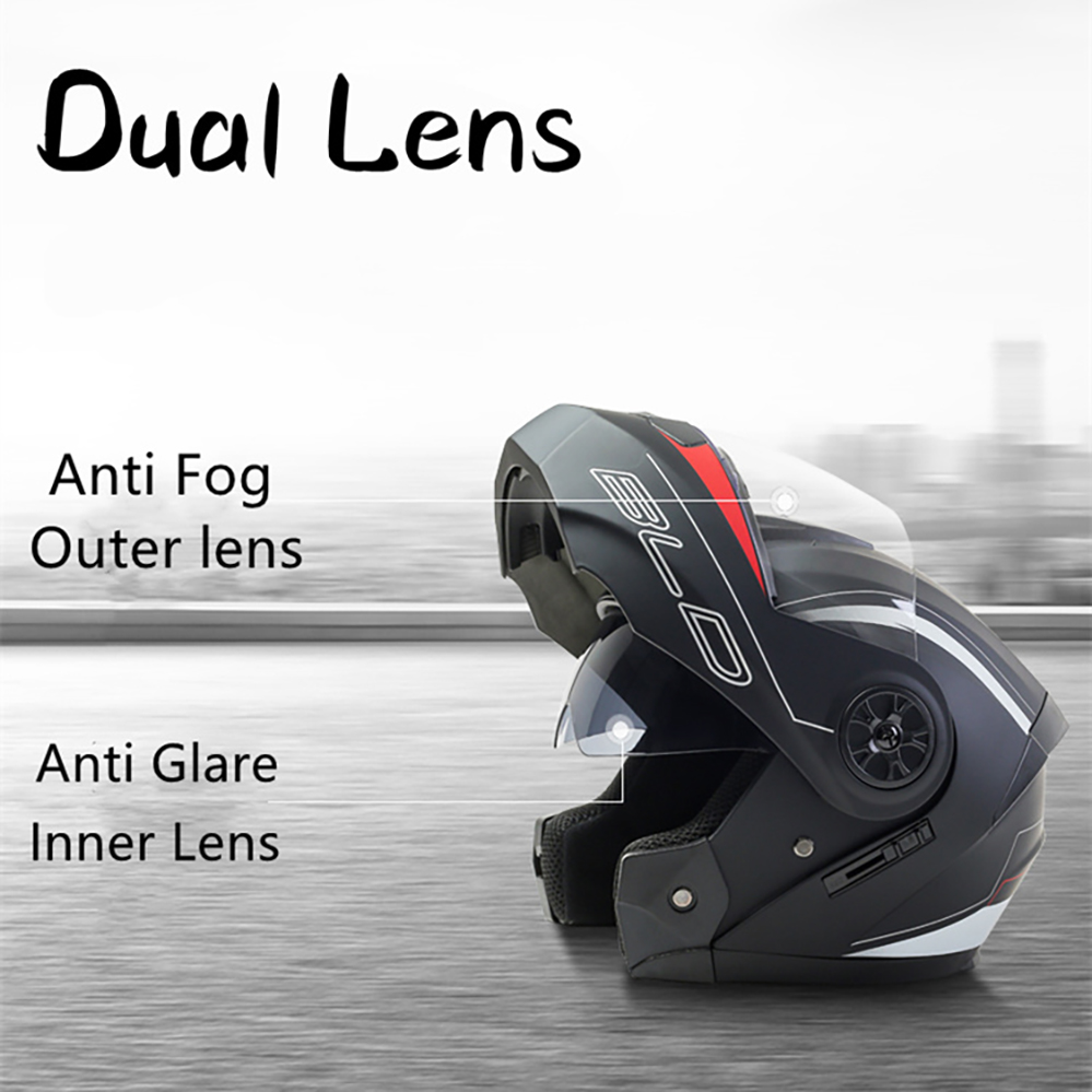 Casco de cara completa persona - Full Face Motorcycle Helmet With Bluetooth reseña y precio